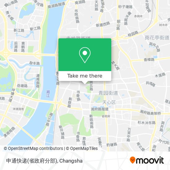 申通快递(省政府分部) map