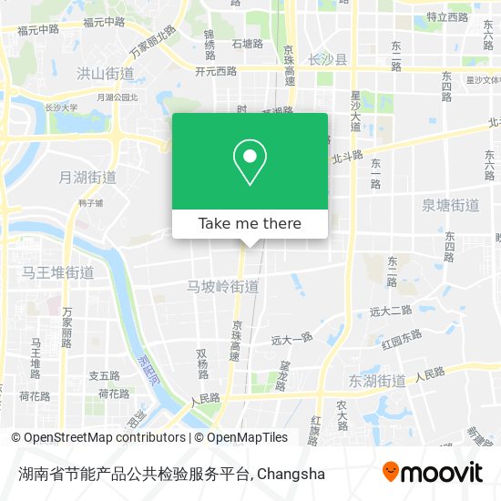 湖南省节能产品公共检验服务平台 map