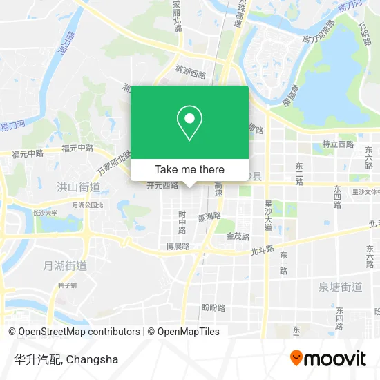 华升汽配 map