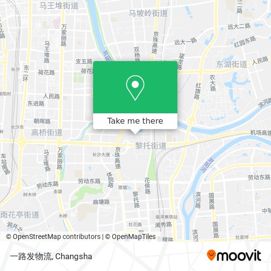 一路发物流 map