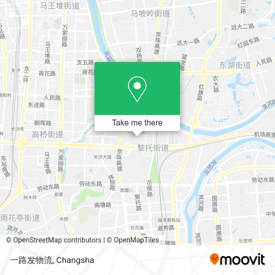 一路发物流 map