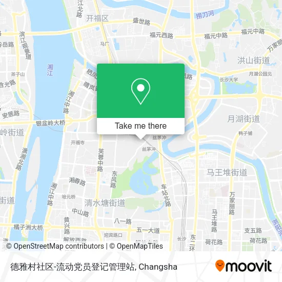 德雅村社区-流动党员登记管理站 map
