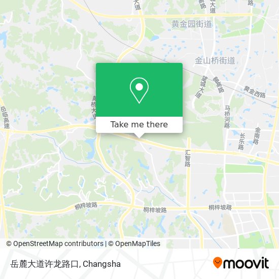 岳麓大道许龙路口 map