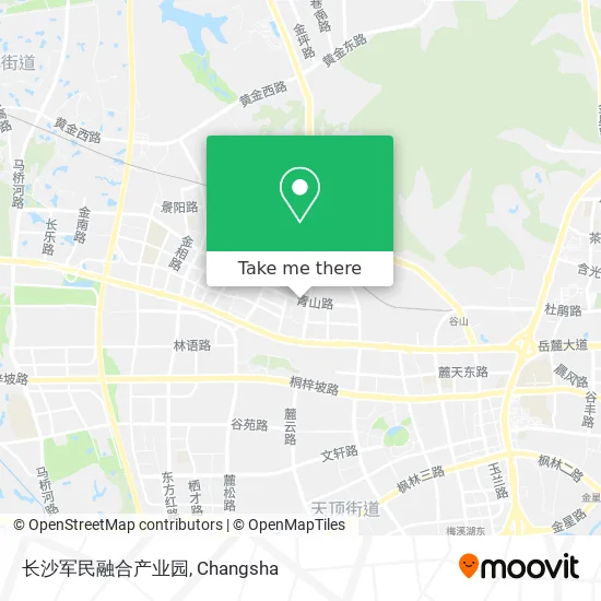长沙军民融合产业园 map