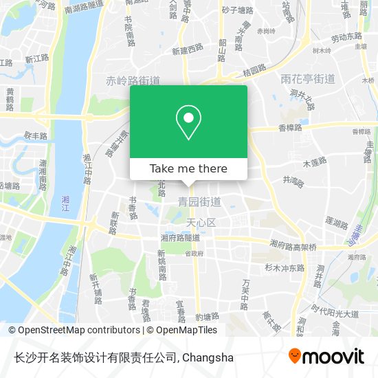 长沙开名装饰设计有限责任公司 map