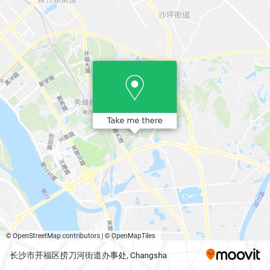 长沙市开福区捞刀河街道办事处 map