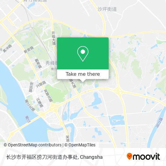 长沙市开福区捞刀河街道办事处 map