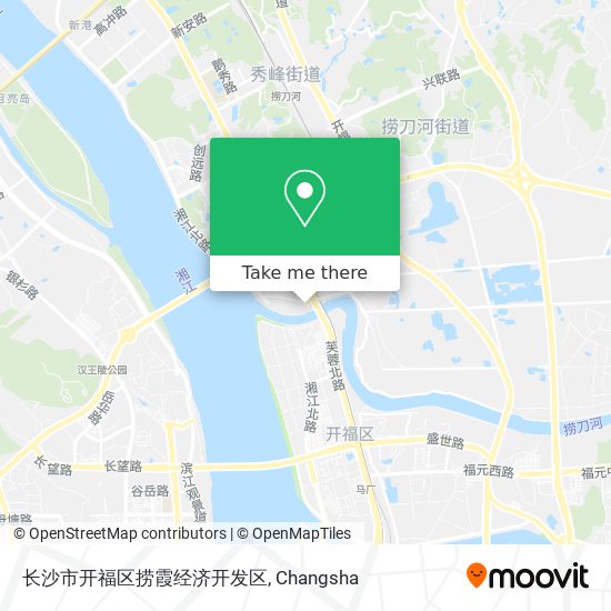 长沙市开福区捞霞经济开发区 map