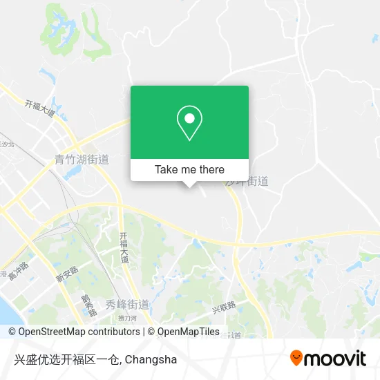 兴盛优选开福区一仓 map