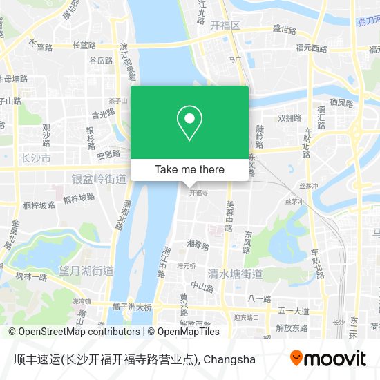 顺丰速运(长沙开福开福寺路营业点) map