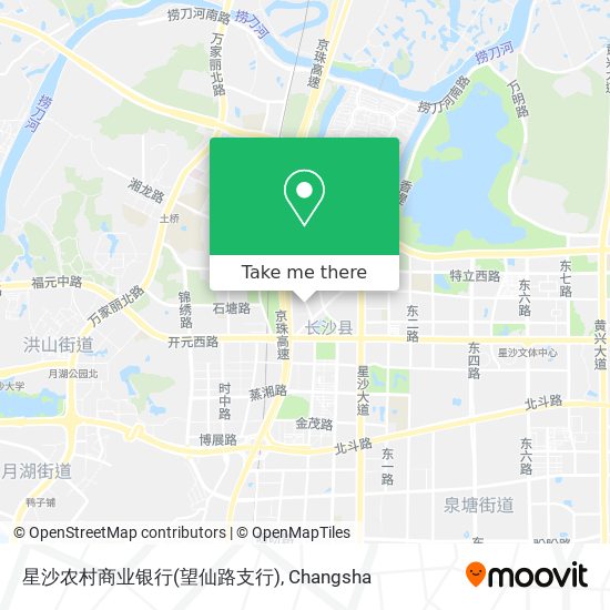 星沙农村商业银行(望仙路支行) map