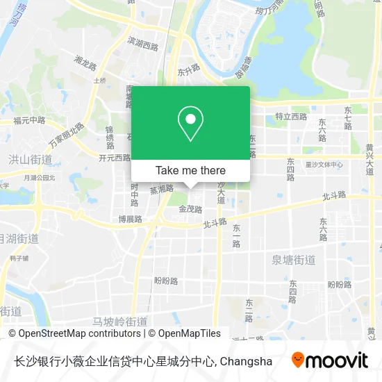 长沙银行小薇企业信贷中心星城分中心 map