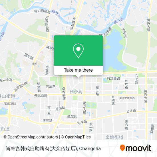 尚韩宫韩式自助烤肉(大众传媒店) map