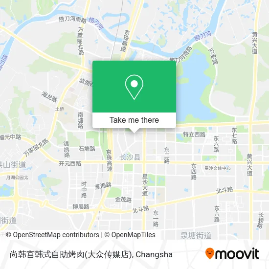 尚韩宫韩式自助烤肉(大众传媒店) map