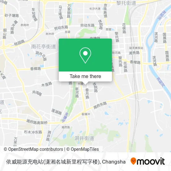 依威能源充电站(潇湘名城新里程写字楼) map