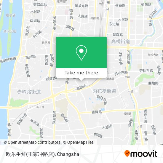 欧乐生鲜(王家冲路店) map