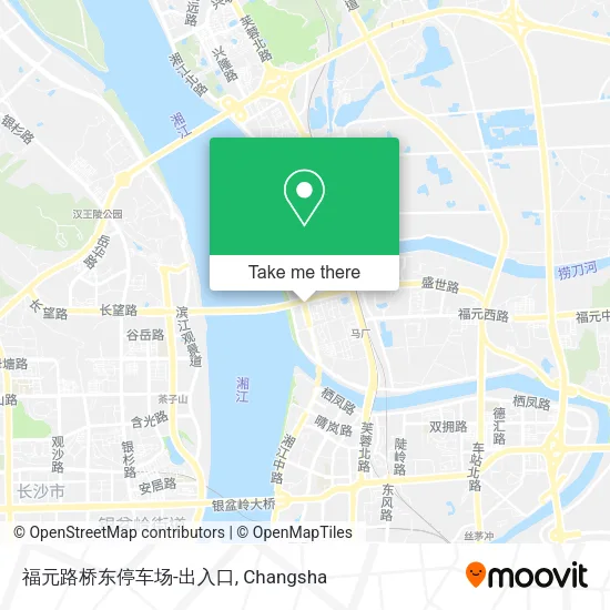 福元路桥东停车场-出入口 map