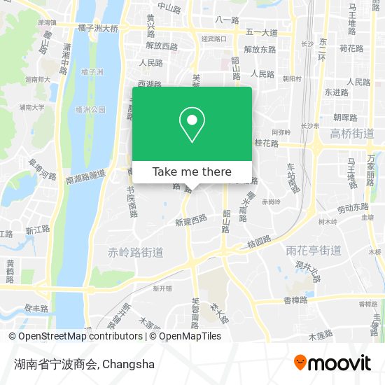 湖南省宁波商会 map