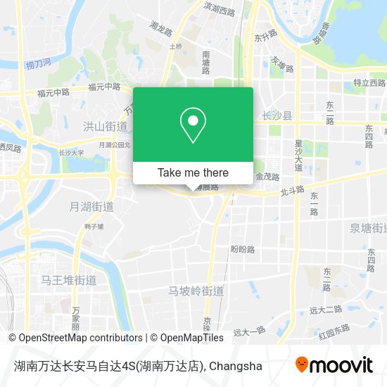 湖南万达长安马自达4S(湖南万达店) map
