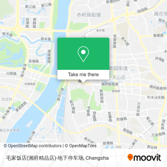 毛家饭店(湘府精品店)-地下停车场 map