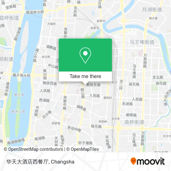 华天大酒店西餐厅 map
