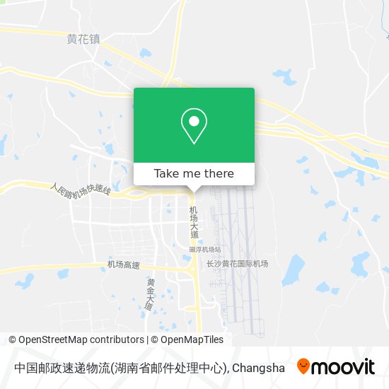 中国邮政速递物流(湖南省邮件处理中心) map