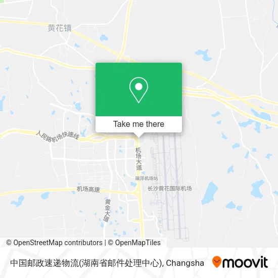 中国邮政速递物流(湖南省邮件处理中心) map