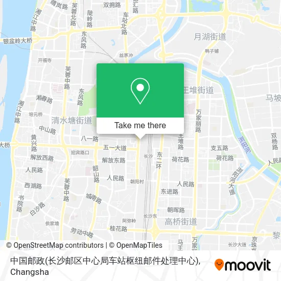 中国邮政(长沙邮区中心局车站枢纽邮件处理中心) map