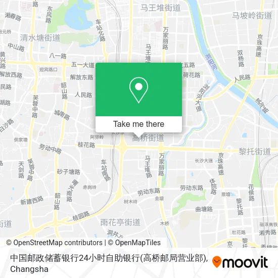 中国邮政储蓄银行24小时自助银行(高桥邮局营业部) map