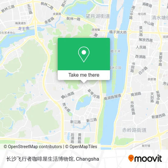 长沙飞行者咖啡屋生活博物馆 map