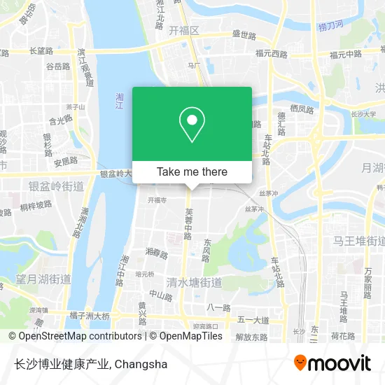 长沙博业健康产业 map