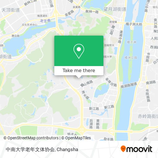 中南大学老年文体协会 map