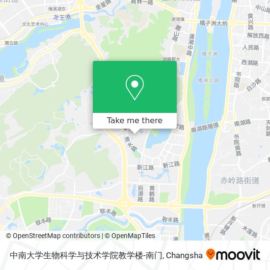 中南大学生物科学与技术学院教学楼-南门 map