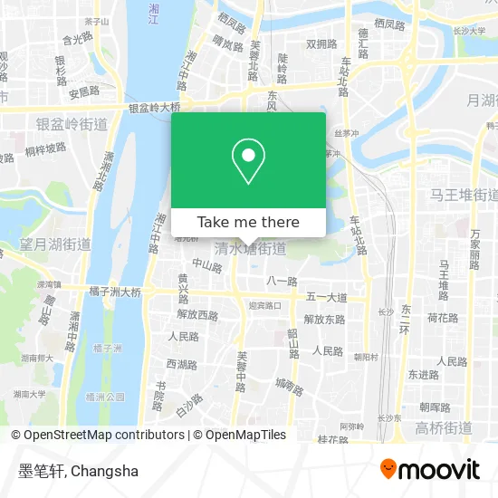 墨笔轩 map