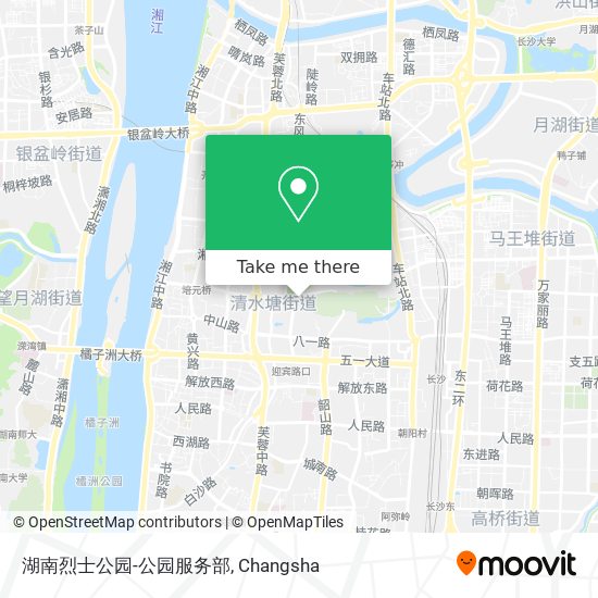 湖南烈士公园-公园服务部 map