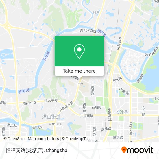 恒福宾馆(龙塘店) map