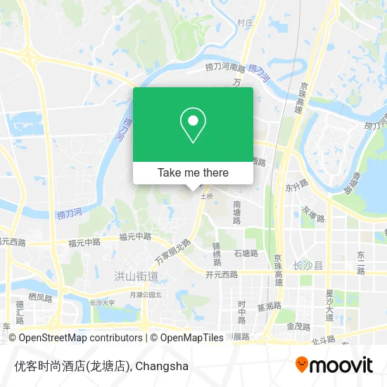 优客时尚酒店(龙塘店) map