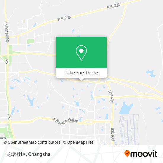 龙塘社区 map