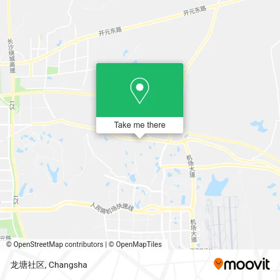 龙塘社区 map