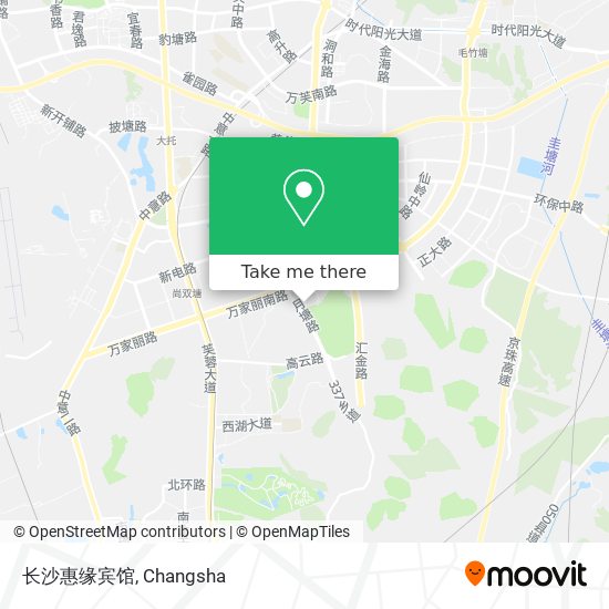 长沙惠缘宾馆 map