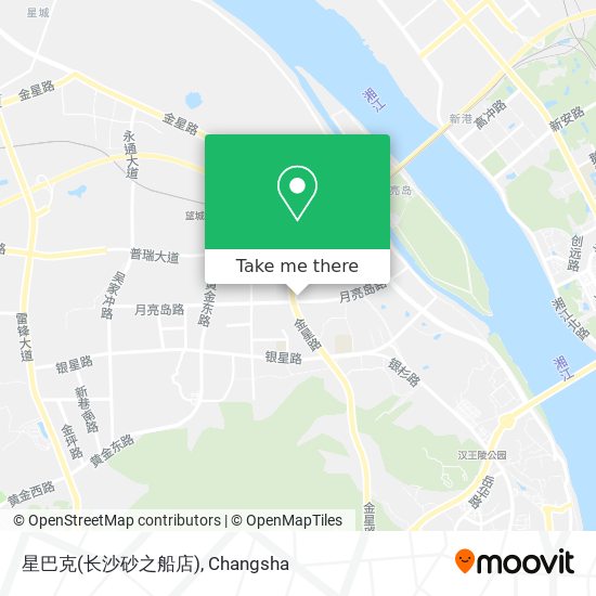 星巴克(长沙砂之船店) map