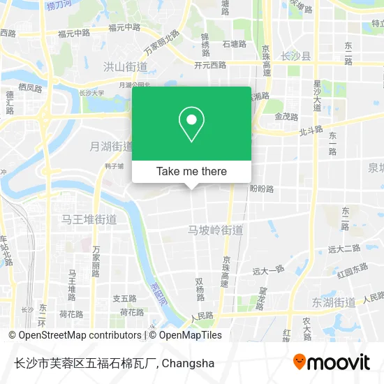 长沙市芙蓉区五福石棉瓦厂 map