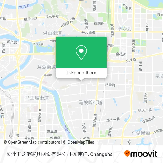 长沙市龙侨家具制造有限公司-东南门 map