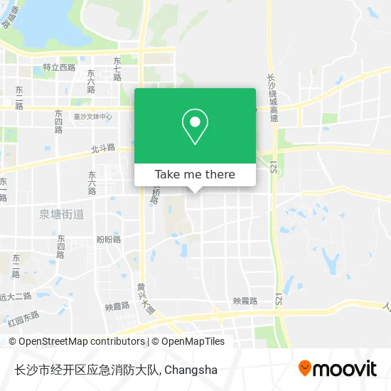 长沙市经开区应急消防大队 map