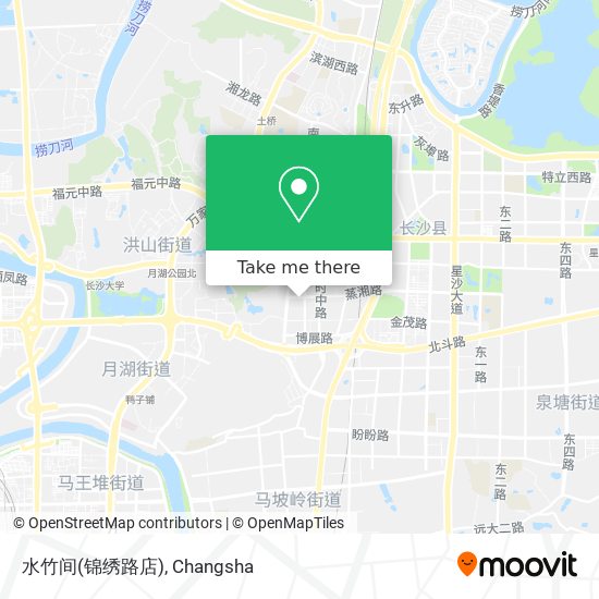 水竹间(锦绣路店) map