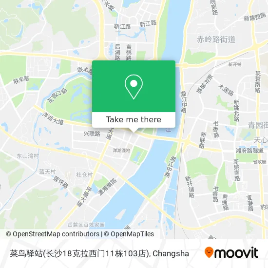 菜鸟驿站(长沙18克拉西门11栋103店) map