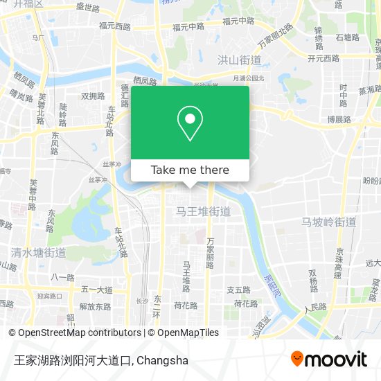 王家湖路浏阳河大道口 map