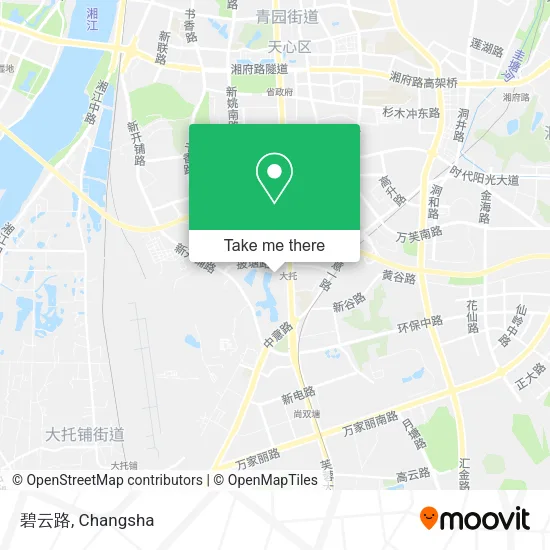 碧云路 map