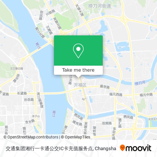 交通集团湘行一卡通公交IC卡充值服务点 map