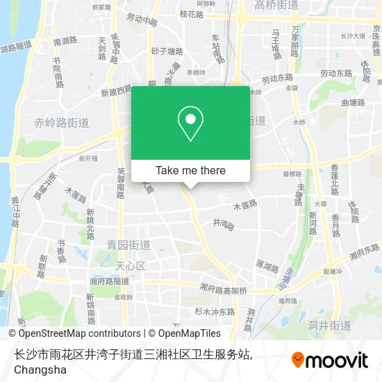 长沙市雨花区井湾子街道三湘社区卫生服务站 map